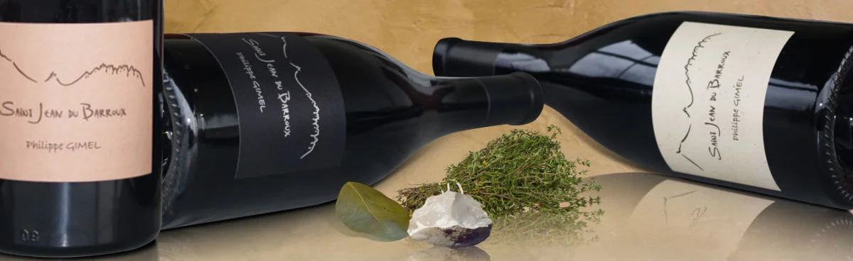 Weinberge von Saint Jean du Barroux am Mont Ventoux