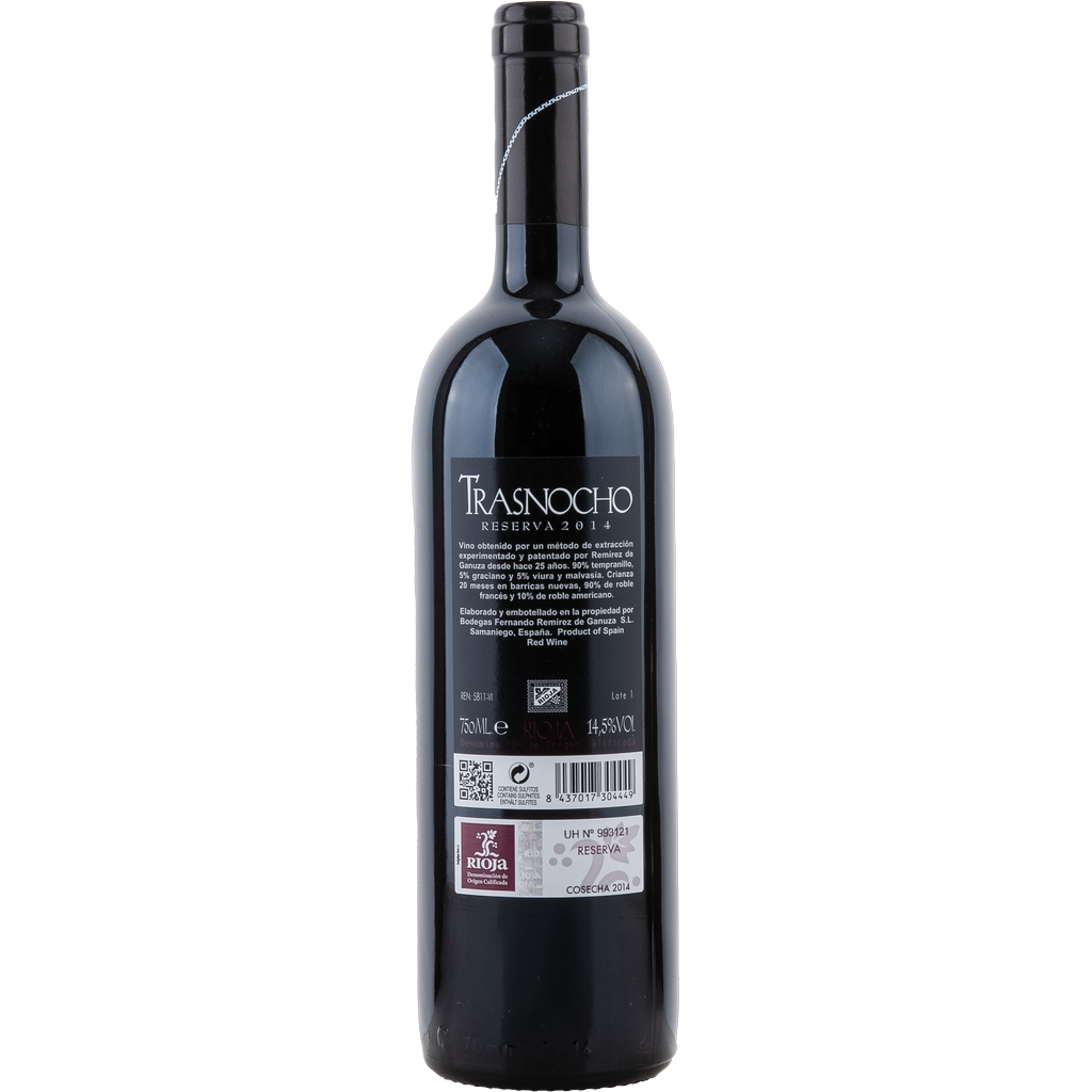 Trasnocho Reserva 2014 – Remirez de Ganuza