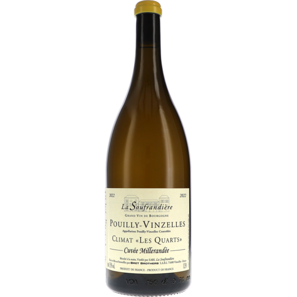 Pouilly-Vinzelles Climat "Les Quarts" Cuvée Millerandée AOC 2022 1500ml Magnum