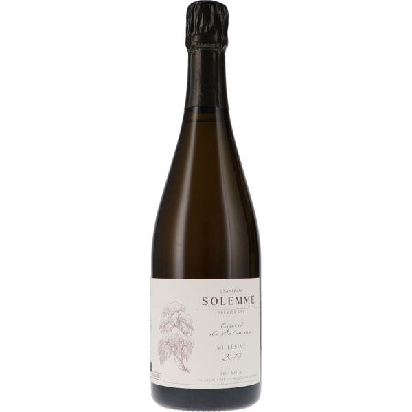 Esprit de Solemme, 1er Cru Brut Nature, Millésimé 2019